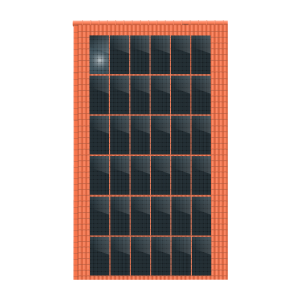 ClickFit EVO 6x6 Portrait. 6 rijen van 6 panelen