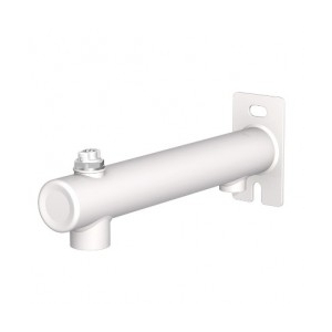 Expansievatbeugel 3-gats rond wit met puntstuk en ontluchter