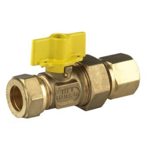 BPE gaskogelkraan 1/2" binnendraad 15 mm knel 26650