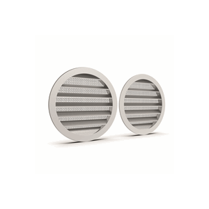 Etherma Aluminium deksel met vaste lamellen, voor boorgat 162mm