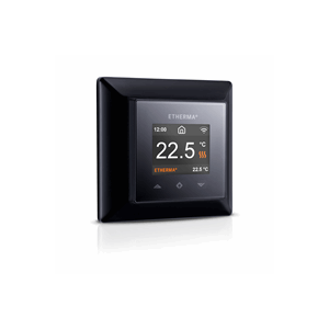 Etherma eTouch Inb. thermostaat met weekprogramma & touchpad 16A 5-35°C wit - WarmteBeheer.nl