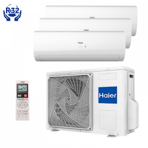 Haier Multi-split airco 7,0 kW met 3 Pearl binnenunits 3U70S2SR3FA R32