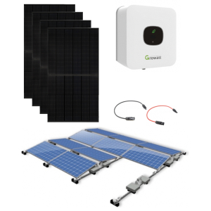 Jinko Solar N-Type TOPcon Dual Glass 4550 Wp All black 10x 455 Wp|Platdak Oost-West opstelling|Compleet pakket