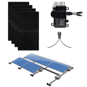 Jinko Solar N-Type TOPcon Dual Glass 5520 Wp All black 12x 460 Wp 3-fase Enphase micro omvormers |Platdak Zuid opstelling| Compleet pakket