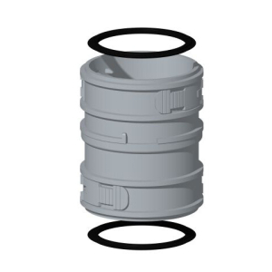 Burgerhout Flexline Koppelstuk flex-flex 80mm 400452076