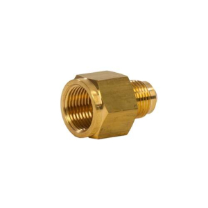 Mueller Flare verloop recht 1/2" inwendig x 3/8" SAE uitwendig 398130