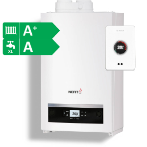 Nefit TrendLine II HRC 25 CW4 met Easycontrol slimme thermostaat wit