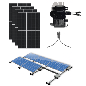 Trina Vertex- S 2520 Wp 6x 420 Wp Mono HC 3-fase Enphase micro omvormers| Platdak Zuid opstelling|Compleet pakket