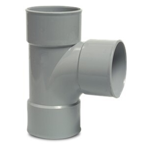 PVC T-stuk lijm 40mm 90gr. (52991)