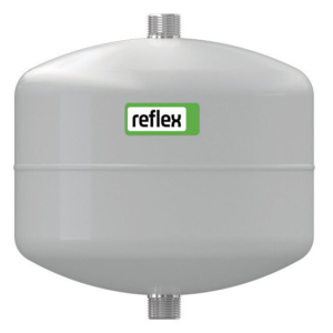 Reflex V buffervat 20 liter, 10 bar, (max) 110°C, 3/4", grijs 8303300