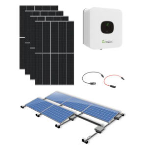 Trina Vertex-S 4200 Wp 10x 420 Wp Mono HC|Platdak Oost-West opstelling|Compleet pakket