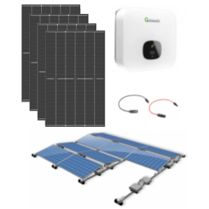 Trina Vertex- S 3600 Wp 8 x 450 Wp Dual Glass N-type|Platdak Oost-West opstelling|Compleet pakket