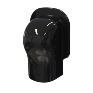 Tecnosystemi Optima muur afdekkap TM75 Zwart RAL9005 SCW100444 