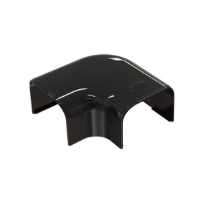 Tecnosystemi Optima platte bocht 90° CP75 Zwart RAL9005 SCW100450 