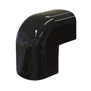 Tecnosystemi Optima buiten bocht 90° CAE75 Zwart RAL9005 SCW100457 