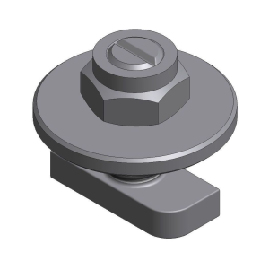 ValkPro+ RVS Hamerkopbout M8x20mm + ring en borgmoer per stuk 774221