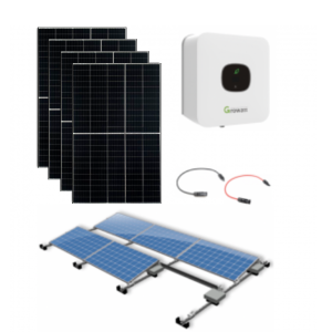 Risen Titan-S 3280 Wp 8x 410 Wp Mono HC|Platdak Zuid opstelling|Compleet pakket