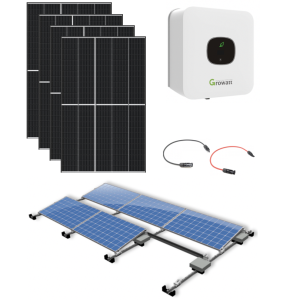 Trina Vertex- S 3360 Wp 8x 420 Wp Mono HC|Platdak Zuid opstelling|Compleet pakket