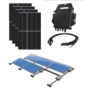 Risen Titan-S 6150 Wp 15x 410 Wp Mono Black frame APSystems micro omvormers|Platdak Zuid opstelling|Compleet pakket