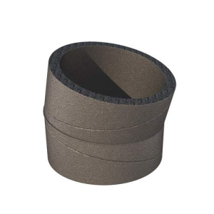 Ubbink Aerfoam Bocht 15° EPE Ø150 mm, grijs 0188270