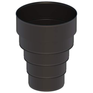 Ubbink verloopstuk meervoudig 100/110/125/150/160mm zwart 0544180