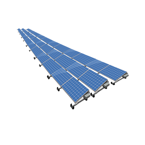 ValkPro+ 3x11 Landscape. 3 rijen van 11 panelen (Paneel lengte 1520-1720mm)