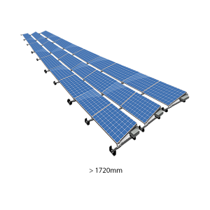 ValkPro+ 3x9 Landscape. 3 rijen van 9 panelen (Paneel lengte 1720-1920mm)