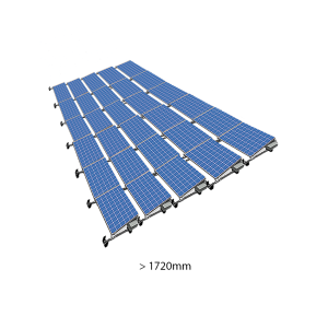 ValkPro+ 5x6 Landscape. 5 rijen van 6 panelen (Paneel lengte 1720-1920mm)