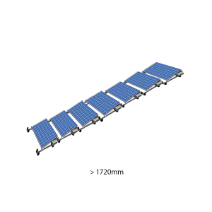 ValkPro+ 7x1 Landscape. 7 rijen van 1 paneel (Paneel lengte 1720-1920mm)