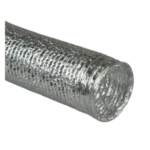 AM 2 Aluminium laminaat ventilatie slang D125mm L10mtr - WarmteBeheer.nl