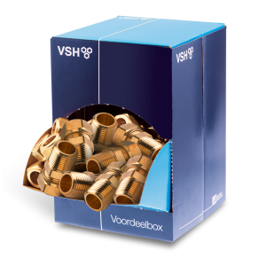 VSH puntstuk 1/2"bux15mm (0889240) Voordeelbox 40 stuks