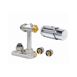 Jaga set 101 Low H2O Cross 90º met thermostaatknop AC FE/CU Ø15/1