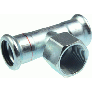 XPress staal t stuk binnendraad 22 x 1/2 x 22 mm