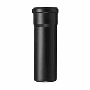 Burgerhout Lucht PPS bocht 45° 80mm mof x spie zwart