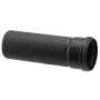 Burgerhout Luchtbuis PPS 1000mm 80mm mof x spie zwart