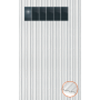ClickFit EVO Staaldak trapezium-damwand met montageprofielen t.b.v. optimizers 1x6 Portrait 1 rij van 6 panelen