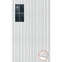 ClickFit EVO Staaldak trapezium-damwand met montageprofielen t.b.v. optimizers 2x2 Portrait 2 rijen van 2 panelen
