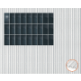ClickFit EVO Staaldak trapezium-damwand met montageprofielen t.b.v. optimizers 3x9 Portrait 3 rijen van 9 panelen