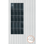 ClickFit EVO Staaldak trapezium-damwand met montageprofielen 5x4 portrait. 5 rijen van 4 panelen