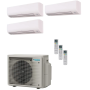 Daikin Multi-split airco 6,8 kW 3MXM68A9 R32 met 3 Daikin Comfora FTXP binnenunits inclusief Wi-Fi