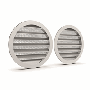 Etherma Aluminium deksel met vaste lamellen, voor boorgat 162mm