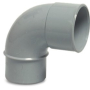 PVC bocht 32mm 90 gr. m/s