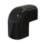 Tecnosystemi Optima buiten bocht 90° CAE75 Zwart RAL9005 SCW100457