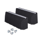 AircoBase verhoogde opstellingsbalk recycled 600 mm rubberen dempers incl. bevestiging M8 x 40 mm (set a 2 stuks)
