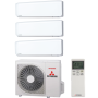 Mitsubishi Heavy SCM460ZS-W Multi-split buitenunit 6kW i.c.m. 3 SRK-ZS WF binnenunits met Wifi