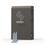 Sessy slimme thuisbatterij 5kWh zwart staand model