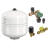 Renovatiepakket 18 liter wit 0,5 bar (expansievat, inlaatcombinatie, overstortventiel en gaskogelkraan)