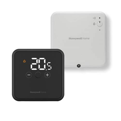 Honeywell Home ruimtethermostaat DT4R draadloos modulerend zwart YT43MRFBT32