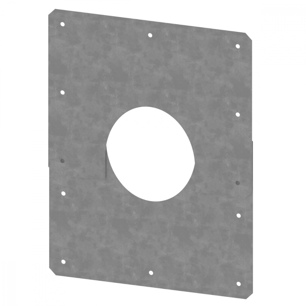 Centreerplaat 202mm staal verzinkt blank 2 stuks 400453528