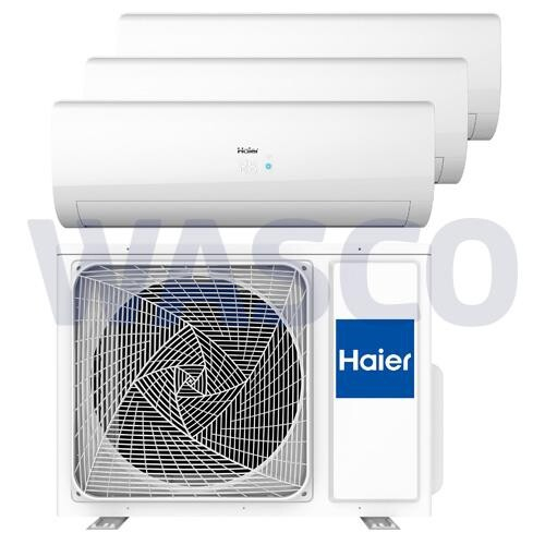 Haier Multisplit flair 1x buitenunit 8,5 kw 3x binnenunit 3,5 kw met appendages